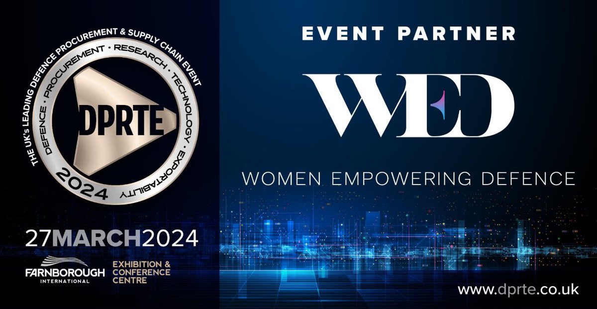 Exciting Announcement: We're exhibiting at the Defence Procurement, Research, Technology & Exportability (DPRTE) event at Farnborough International on 27th March. Find us at stand number 26A!

#DPRTE24 #DefenceProcurement #FarnboroughInternational #WED #DefenceInnovation