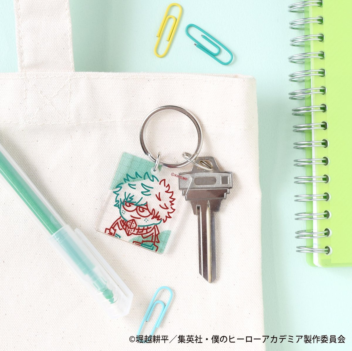 僕のヒーローアカデミア クリアアートキーホルダー 僕のヒーローアカデミア』 Ani-Art POP UP SHOP vol.2 in