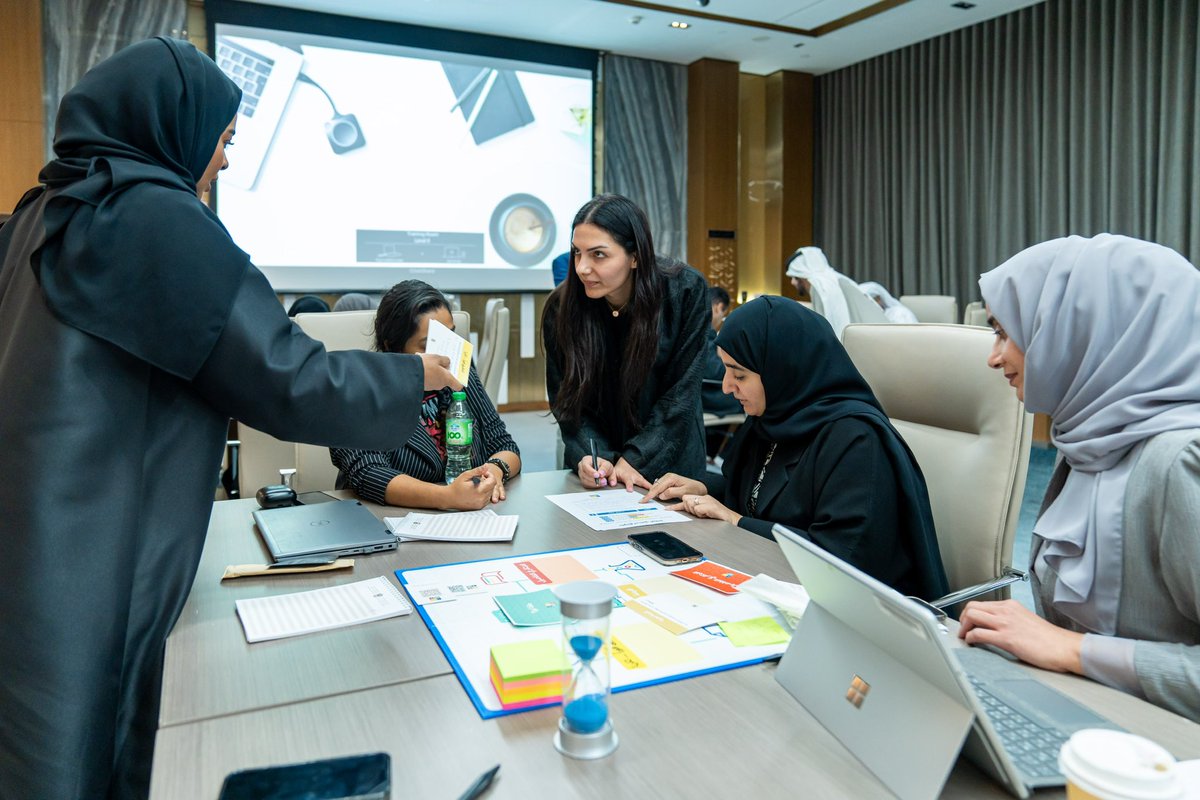 MoIATUAE's tweet image. #MoIAT organized the “Future Government Challenge” which features for the first time the use of the Future Government tablet game, the first Arab game specialized in government innovation, representing a hybrid between tablet games and the 01GOV #UAEInnovates #InnovationMonth