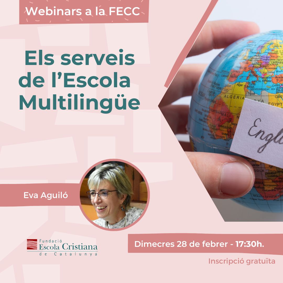 ⁉️ Interessat en els serveis de l'Escola Multilingüe de la FECC? Descobreix la Certificació Escola Multilingüe (CEM), exàmens de Cambridge, programa d'auxiliars de conversa o l'anglès extraescolar que oferim. 
Webinar 📅28 de febrer! Inscriu-te! 
✍️forms.gle/3b3LJLcqiNhLCs…