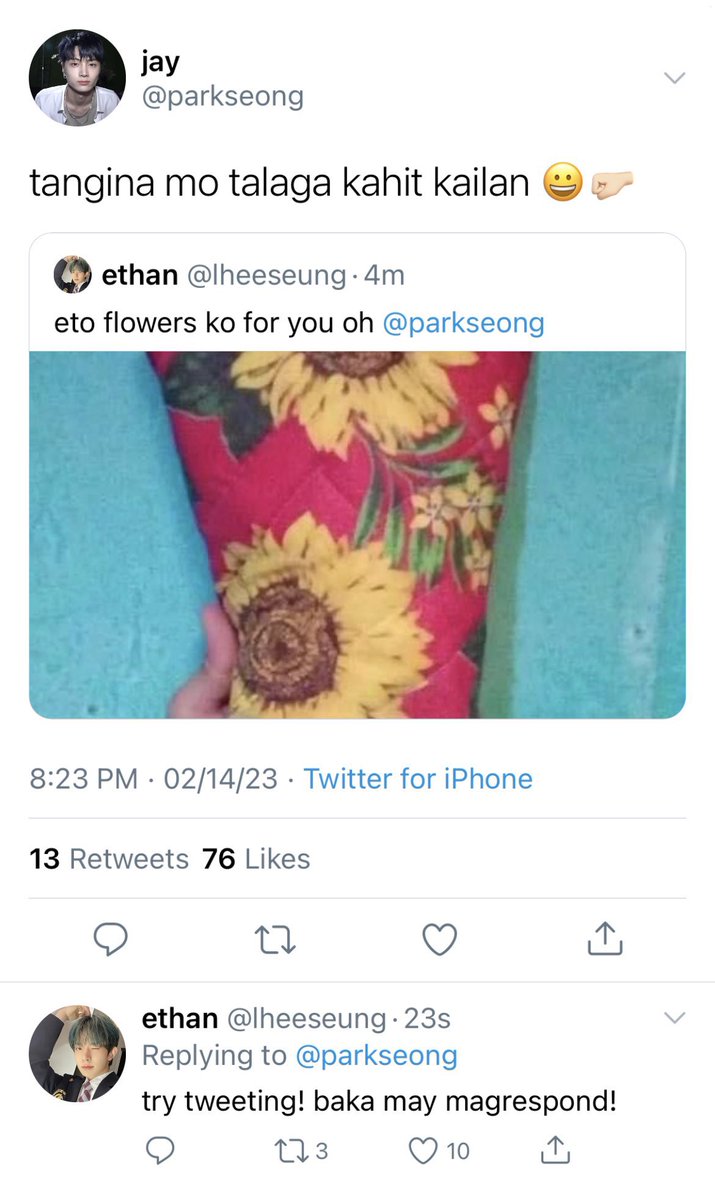 formypolaris's tweet photo. flowers for you! 💐

a #jayke ft. #heehoon au wherein best friends, jay and heeseung, joke around and prank each other on valentine’s day but then… https://t.co/eUILinEg4A