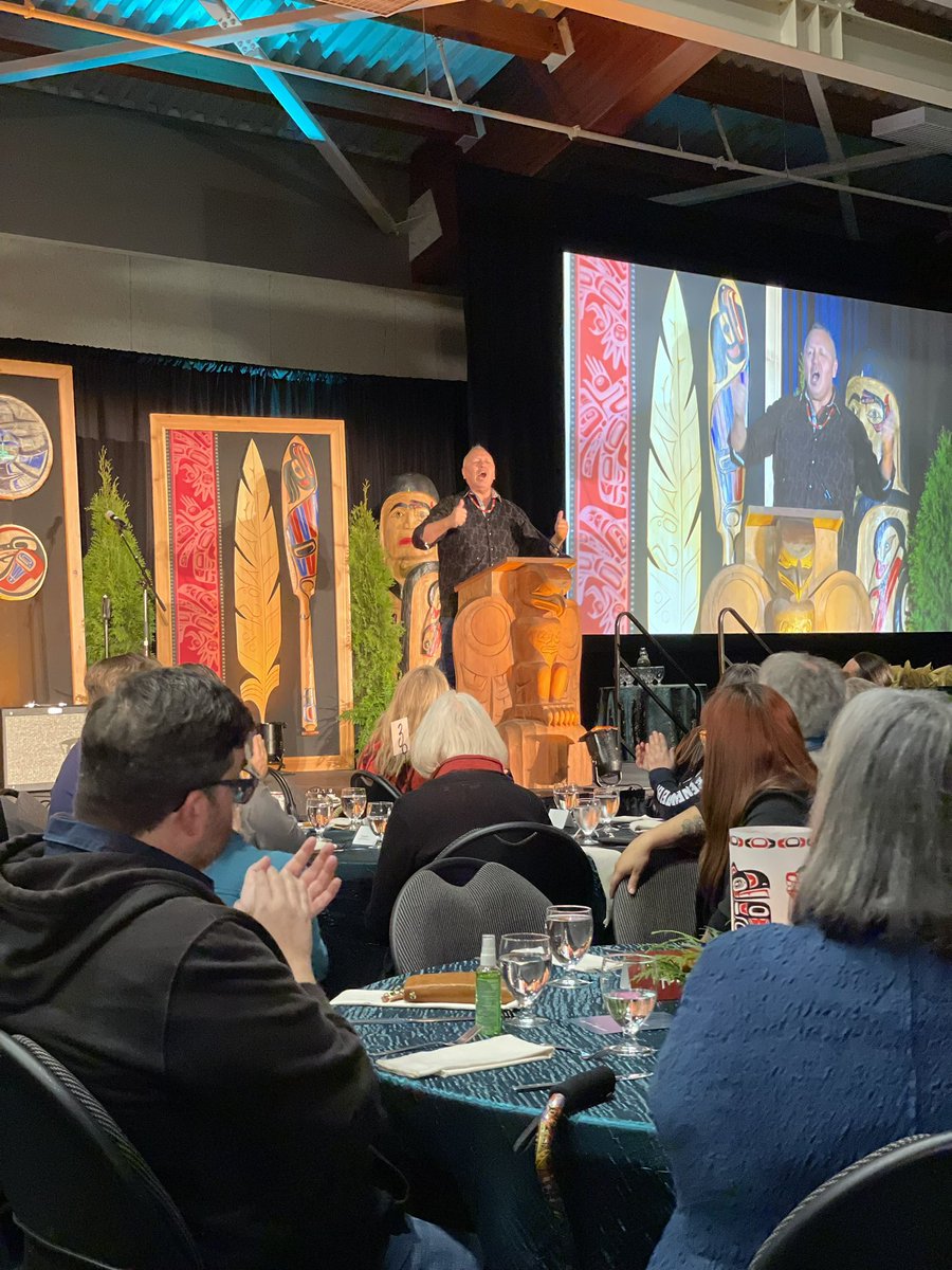 BertieBert11's tweet photo. Feeling honoured to attend the 20th Anniversary of First Voices in Victoria with some our Digital team. #fpcc #firstvoices #languages #smalgyax https://t.co/hXzXplofxa