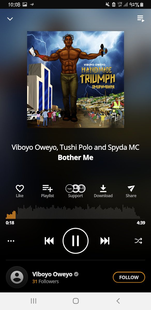MityanaBoy_'s tweet photo. Before Spyda Mc blessing us with Abantu Mukisa, he first blessed us with a feature on @Viboyo1 's new album #HandmadeTriumph featuring Tushi polo
If you know how lyrically beautiful tushi is, then you know the magic these two carry. Enjoy the song on link
https://t.co/r8caNA1U7D https://t.co/Cz2ig0Sj3L