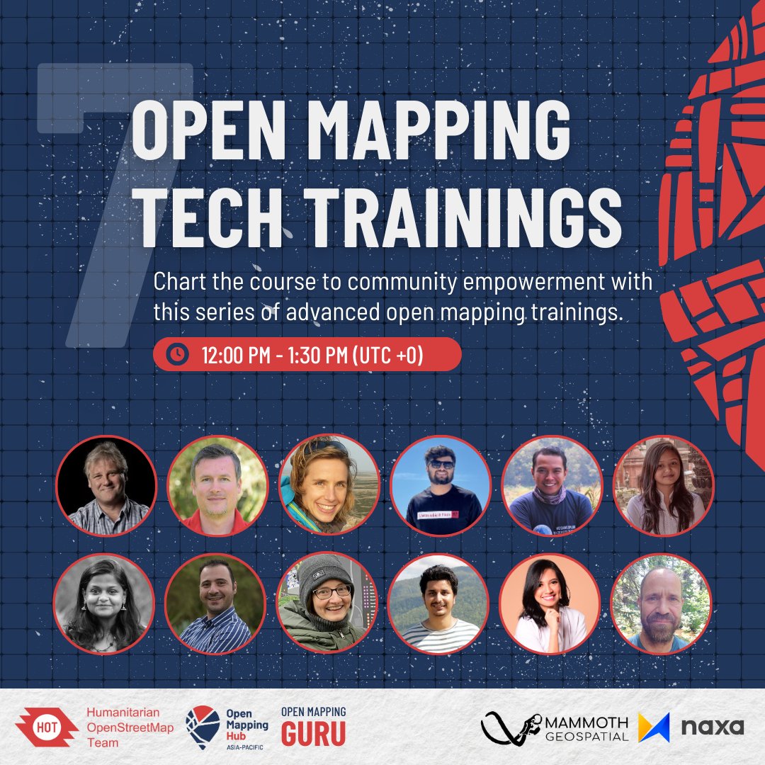 Open Mapping Hub - Asia Pacific tweet media