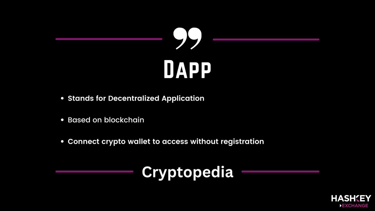 HelloHashKey's tweet photo. Dapp 📱
#HelloHashKey #Cryptopedia #HKcrypto #dApps #wallet #cryptowallet #Blockchain https://t.co/u1IWcMyknr