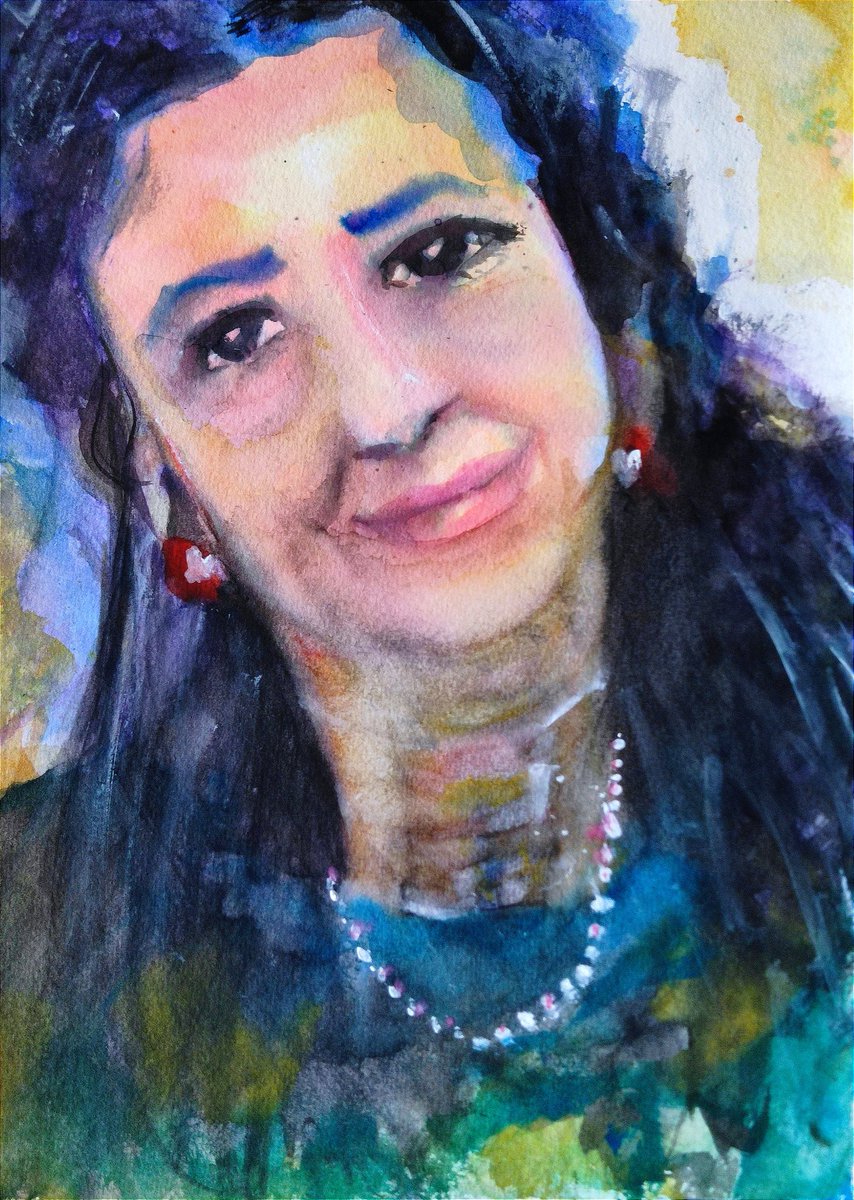 #portrait #watercolor