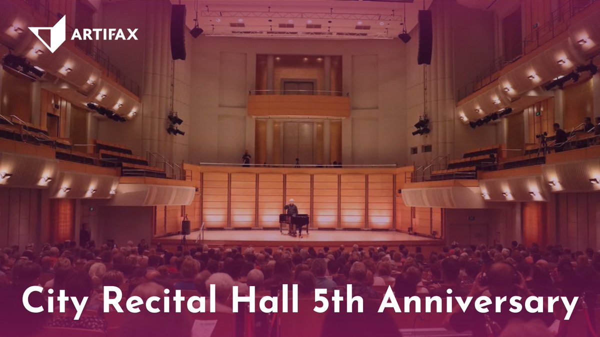 Artifaxsoftware's tweet image. Happy 5th Artifax Anniversary to City Recital Hall! It is a joy to work with one of Sydney&apos;s most iconic venues and to see so many great talents perform under such a wonderful roof. We look forward to many more! #EmpoweredbyArtifax