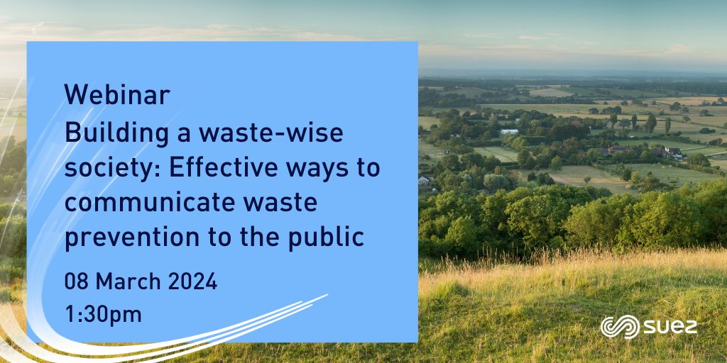 users7271's tweet photo. I#m hosting the next @SUEZUK webinar focused on supporting the public to #reduce the amount of #waste they generate! A new @KeepBritainTidy report will be showcased &amp; hear from @sustainableish @sarahottaway on what we can do #together to drive change | https://t.co/d9jGxBw1qv https://t.co/jYUU2Cu2Vy