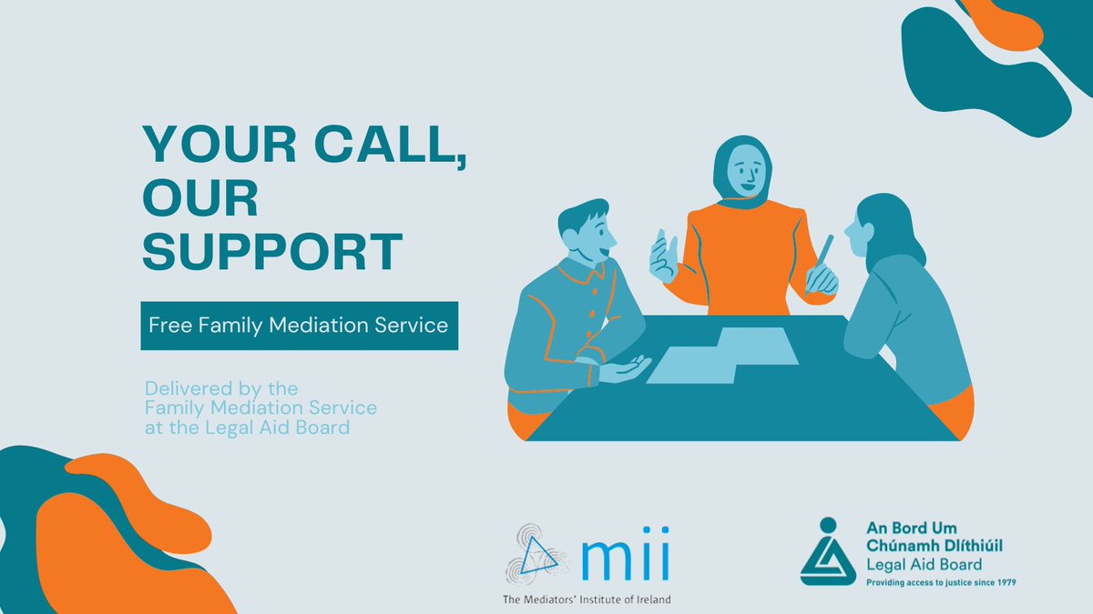 Mediators’ Institute (@mediatorsinstit) on Twitter photo "Today the <a href="/Legal_Aid_Board/">Legal Aid Board</a> is launching its new call back service for its Family Mediation Service to families who are divorcing, separating or living apart." #Mediation" "Today the <a href="/Legal_Aid_Board/">Legal Aid Board</a> is launching its new call back service for its Family Mediation Service to families who are divorcing, separating or living apart." #Mediation"
