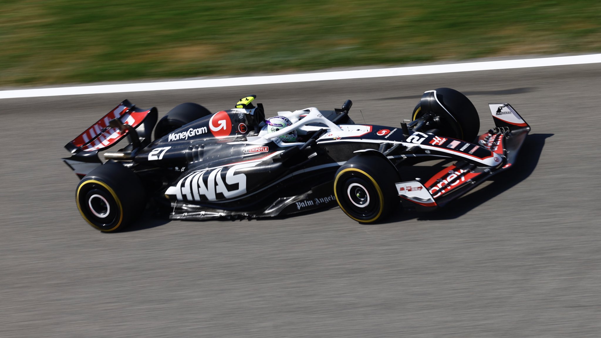 Haas en los test. Fuente: Haas