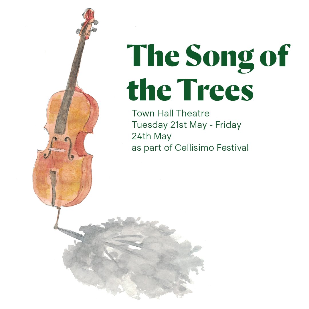 Cellissimo - for music lovers big and small! The Song of the Trees A co-production w @Branarteatar a new performance piece comb㏌㏌g music and storytell㏌g directed by Marc MacLochla㏌n celebrated cellist Neil Mart㏌ and the legendary Little John Nee. tinyurl.com/mw6dtszf