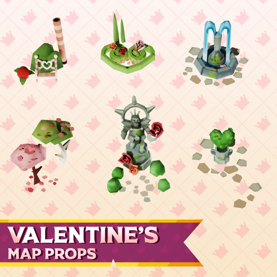 In the Three Lands, the battlefield can look as pretty as the battles are nasty! Did you pay attention before to the small details on the map for this Valentine's Season?! Tell us what you think!🌹✨