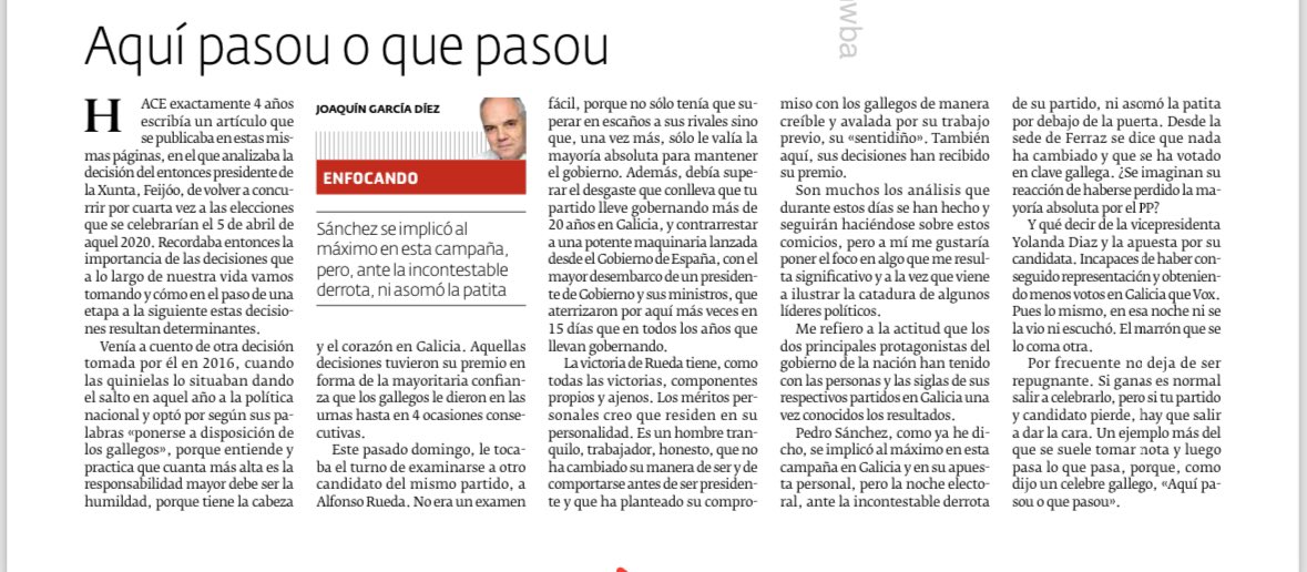 Aquí os dejo mi último artículo publicado en el diario @elprogreso_Lugo elprogreso.es/opinion/joaqui… joaquingarciadiez.blogspot.com/2024/02/aqui-p…