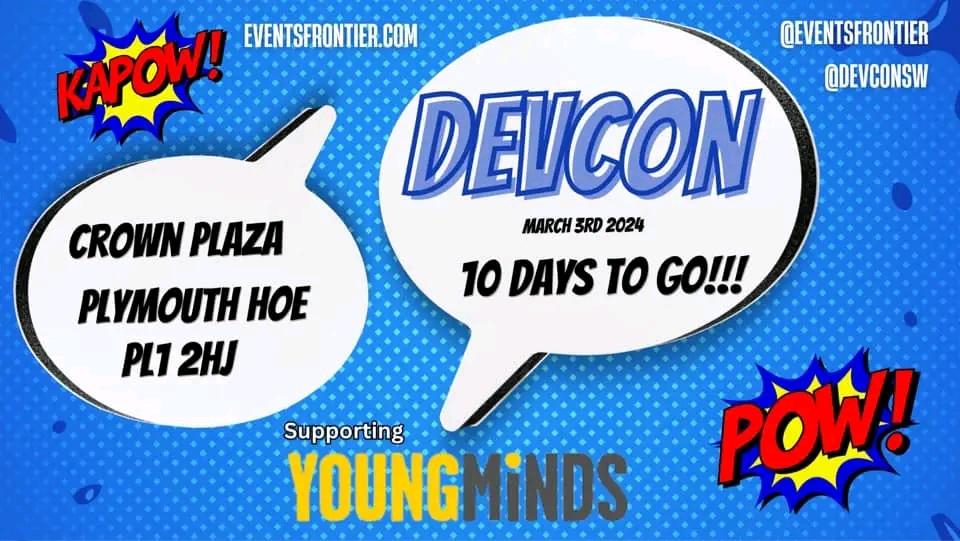 DevconSw's tweet photo. 10 DAYS TO GO!! Are your cosplays ready??!! #Devcon #scifi https://t.co/YPyAXZoImd