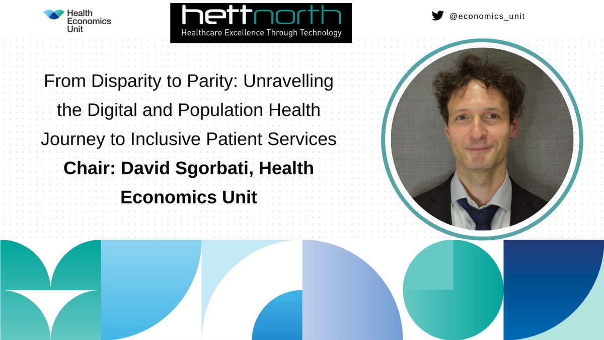 Just five days until the fantastic @HETTShow! If you're going don't miss our brilliant @david_s0 chairing what promises to be a fascinating panel unravelling the digital and Population Health journey to inclusive patient services. hettnorth.co.uk