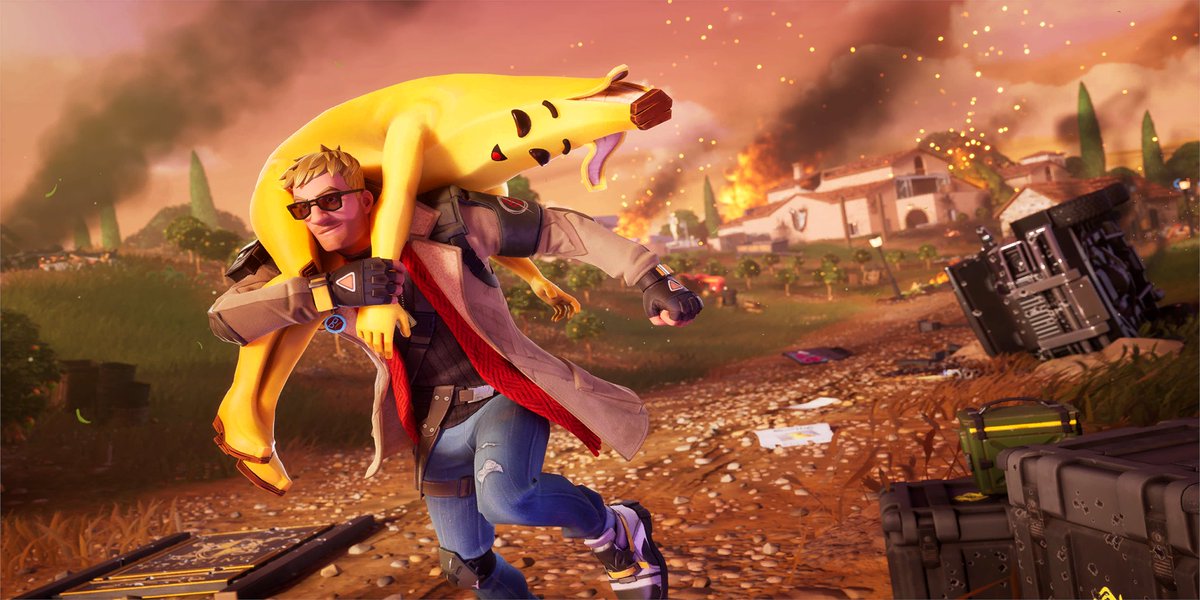 InfoFortniteUA's tweet photo. Джоунсі знайшов Пілі 😁
#Fortnite #FortniteUnderground #SavePeely https://t.co/4RtcaWU4Vd