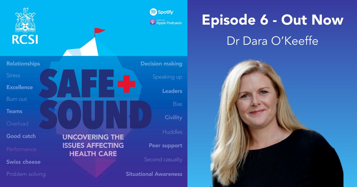 RCSI is pleased to announce that Episode 6 of our Safe & Sound podcast with Dr Dara O’Keeffe, Simulation Lead in Postgraduate Surgical Education and Training at the Royal College of Surgeons in Ireland is now available to listen to on Spotify and Apple podcasts. Please…