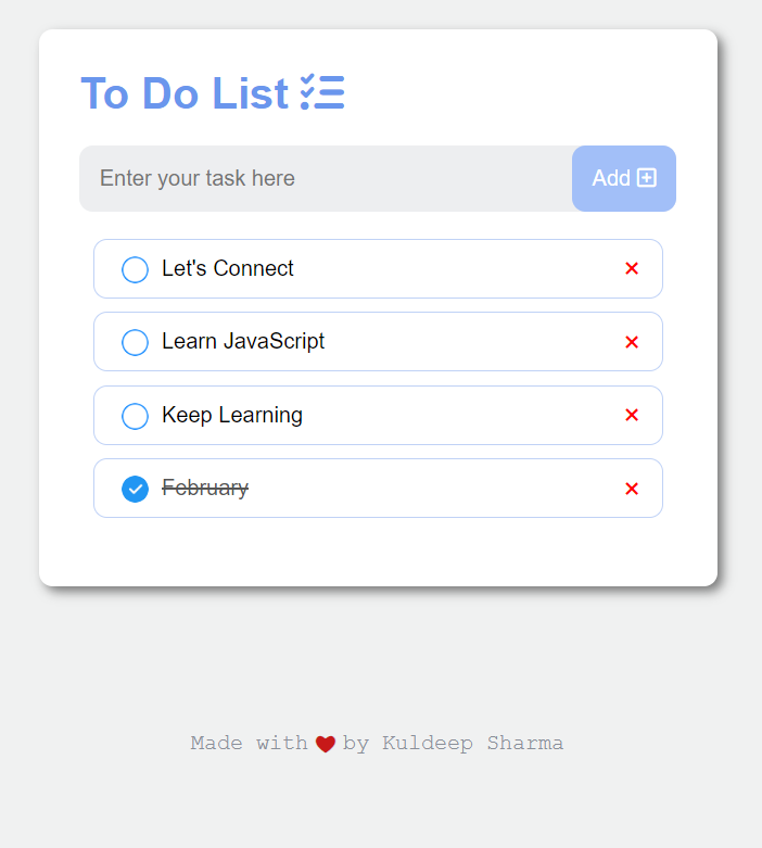 RohanKS140's tweet photo. Learnig UPDATE :
My To-Do List app is now live on @GitHub
What's the first item on your to-do list today?
Live-https://t.co/aCpokkniGb
Code-https://t.co/8KgCsOSAfe
π‘Add it to your home screen and streamline your productivityπ±
#ToDoListApp #GitHub #development #javascript https://t.co/4qNTi5yfzM