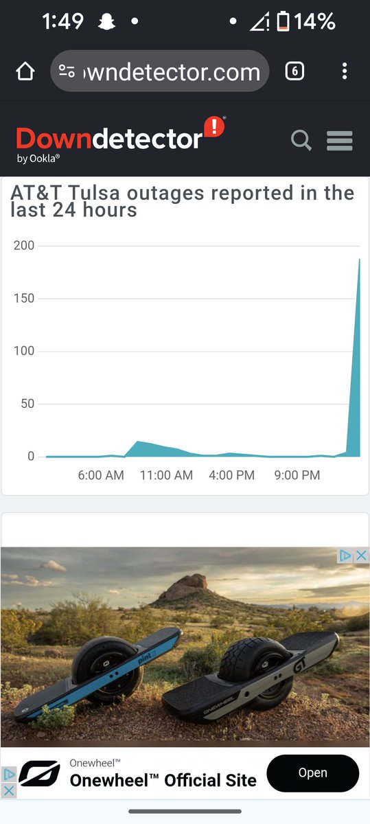 munzer's tweet image. ATT Down across the country