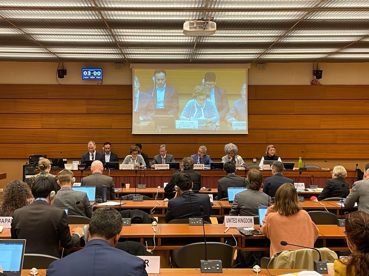 Yesterday, GoF #R2P - which includes 57 cross regional Delegations - met at Ambassador-level to discuss opportunities to strengthen atrocity prevention at <a href="/UN_HRC/">UN Human Rights Council</a>. 

Our <a href="/ElisabethGCR2P/">Elisabeth Pramendorfer</a> briefed on #Gaza, #Venezuela, #SouthSudan, #DPRK, #China and other priorities for #HRC55.