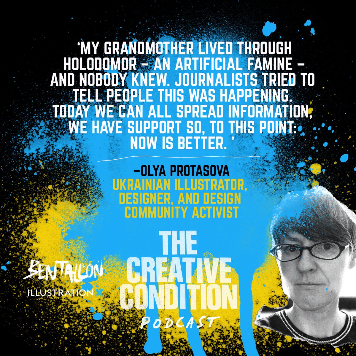 Two years since the Russian invasion of Ukraine.

Through the tireless work of the Ukrainian creative community, I've learned much about their culture/history, I've been using my podcast, 'The Creative Condition' to share their stories.

open.spotify.com/show/4Rs8oXioI…