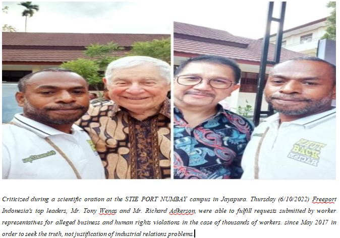 PoesTri's tweet photo. 📓🆘⚖️@UNTreatyBodies @UNGeneva The first day of the meeting to respond to issues in Papua, the strike was met with unilateral layoffs, which was a justification rather than the real truth.
#CESCR https://t.co/jEmReIxpNT