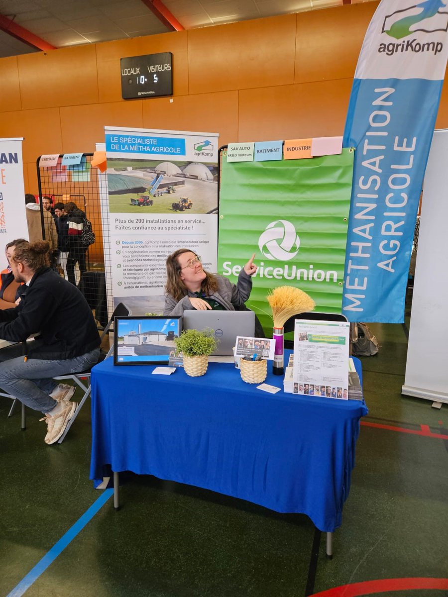 [#live] Nous vous accueillons aujourd'hui à l'école de
<a href="/lajoliverie/">La Joliverie</a>

Prenez vos CV et allez à la rencontre de Céline &amp; Melody pour parler #recrutement #maintenance #méthanisation👩🏻‍🔧 

📍 141 Route de Clisson, Saint-Sébastien-sur-Loire (44)
⏲ De 9h à 12h