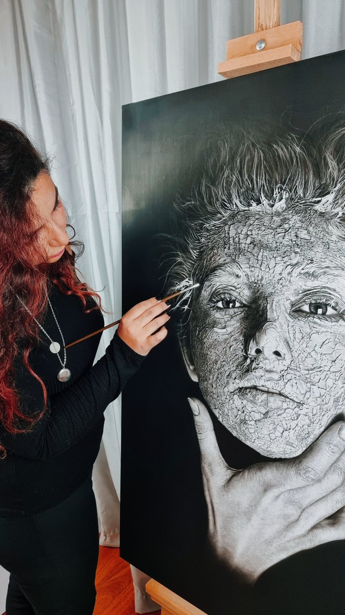 Gm!
Art speaks the unsaid,
each stroke a soulful expression,
a masterpiece born of passion.

Original physical drawing
Hand drew with polychrome pencil, graphite, charcoal pencil, mechanical pencil, ink, pen, brush, and eraser on cardboard.

1of1 NFTartwork - link below
