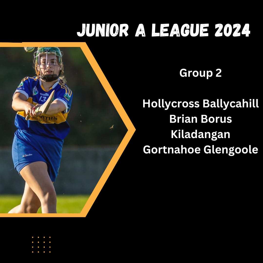 Junior A league grouping for 2024. <a href="/camogietipp/">Tipperary Camogie</a>
