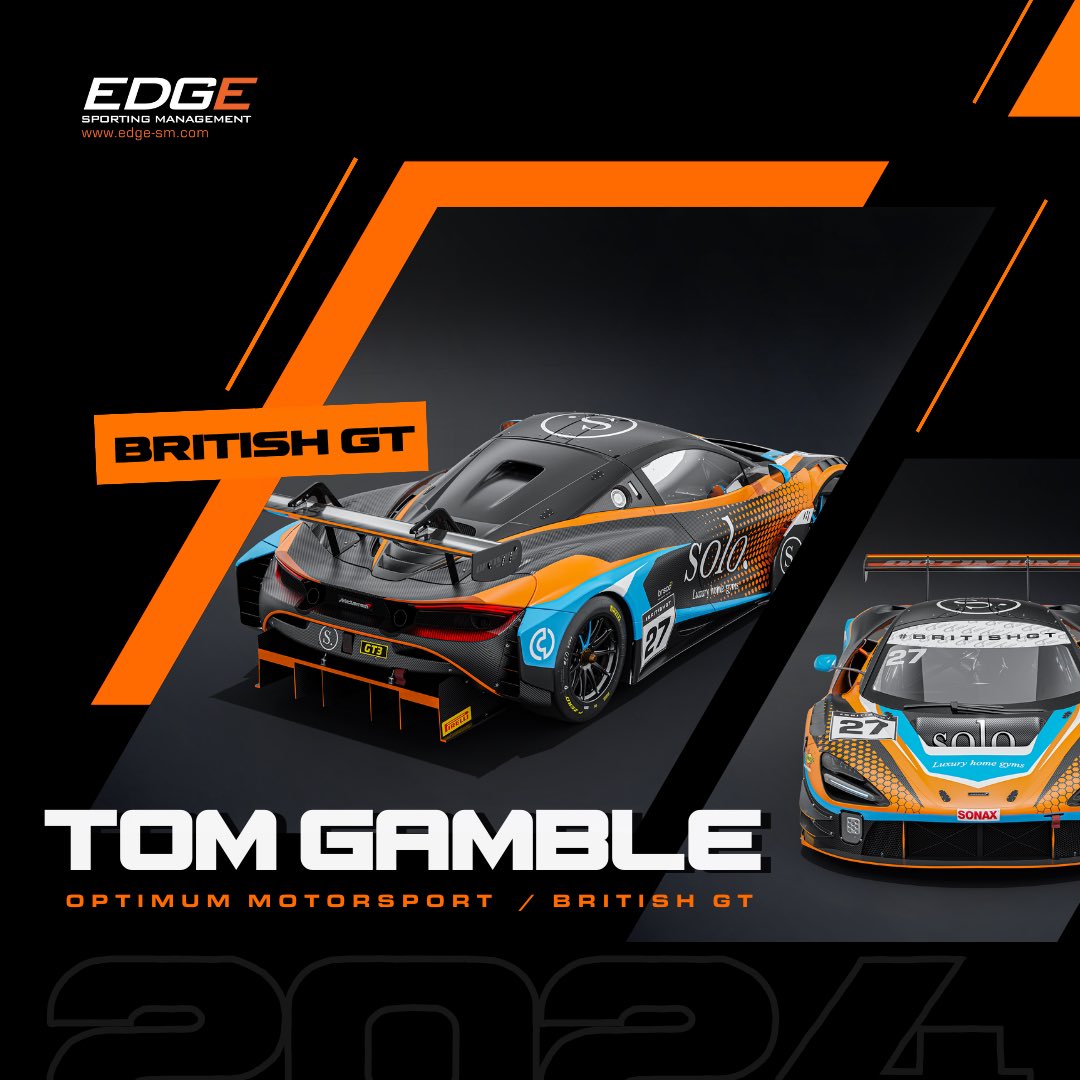 EDGE Sports Group (@edgesporting) on Twitter photo 🚨 NEWS: McLaren factory driver @TomGamble23 joins Mark Radcliffe in the 2024 <a href="/BritishGT/">🇬🇧 #BritishGT 🏁</a> Championship with <a href="/OptimumMSport/">Optimum Motorsport</a>
#McLaren #EdgeManagement #BritishGT 🚨 NEWS: McLaren factory driver @TomGamble23 joins Mark Radcliffe in the 2024 <a href="/BritishGT/">🇬🇧 #BritishGT 🏁</a> Championship with <a href="/OptimumMSport/">Optimum Motorsport</a>
#McLaren #EdgeManagement #BritishGT