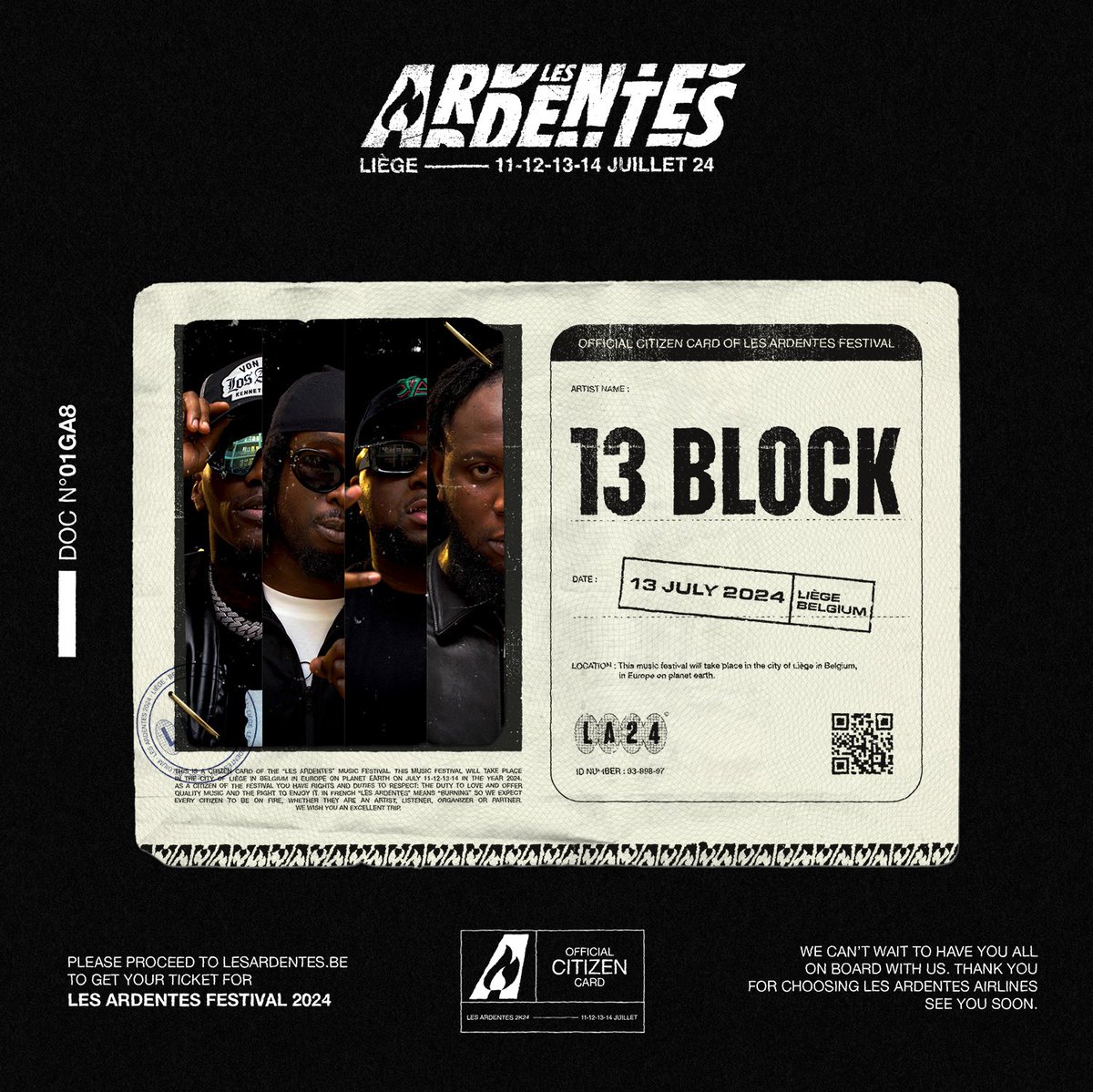 LESARDENTES's tweet photo. 13 BLOCK aux Ardentes le 13 juillet !! Ça va être légendaire.

Choppe ton ticket Wave 1 👉 https://t.co/9FRAvhHAKZ https://t.co/BB7KUJhUFN