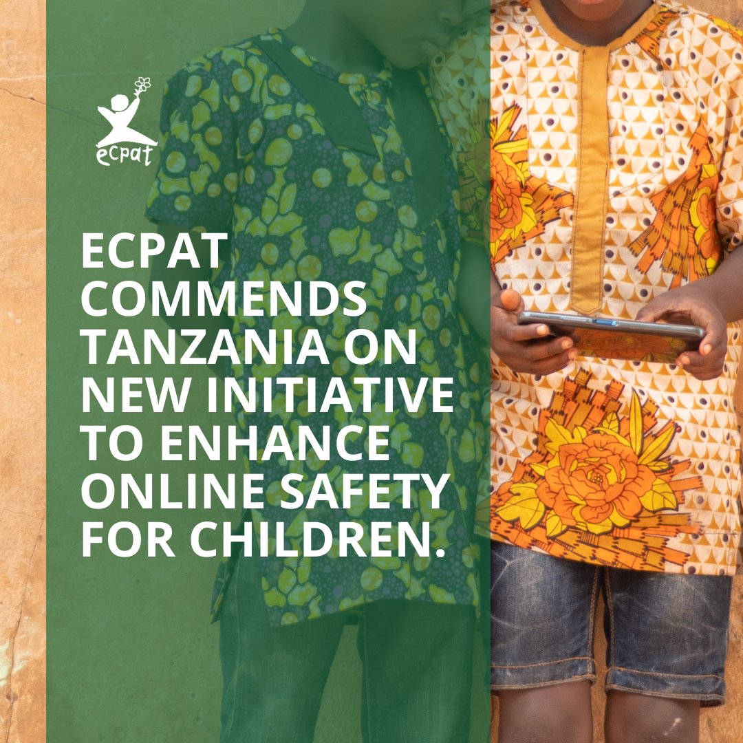 🇹🇿 Tanzania Acts to Protect Children Online! ECPAT is thrilled to see the results of our joint #DisruptingHarm study influence the 'Child Online Protection' initiative, aimed at educating children, parents, and teachers on #OnlineSafety. 👉 Learn more: itweb.africa/content/Olx4z7…