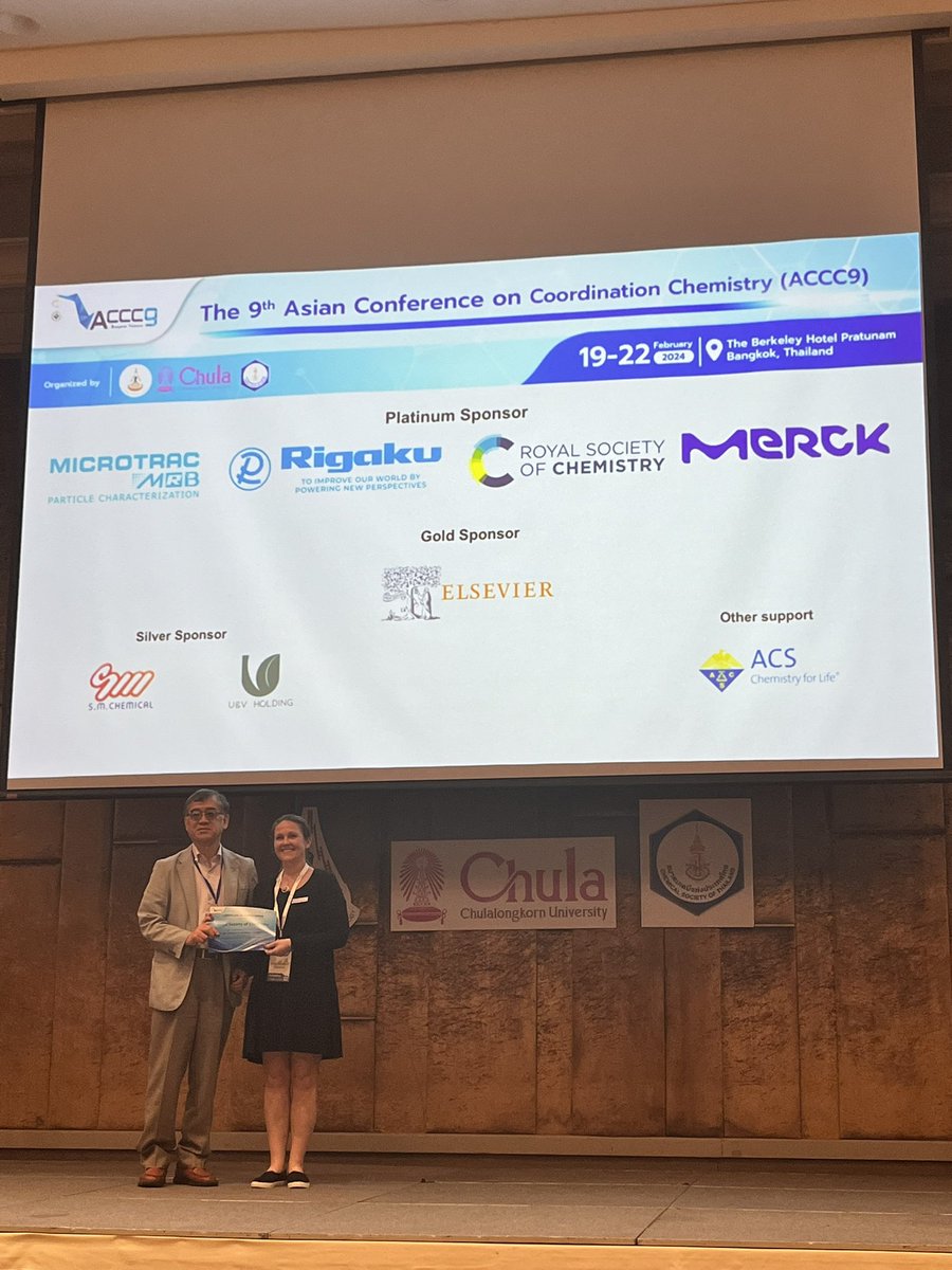 Proud to have represented <a href="/RoySocChem/">Royal Society of Chemistry</a> at the <a href="/Accc9Thailand/">ACCC9</a> Great job everyone!