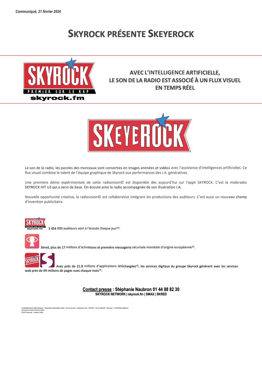 Skyrock FM tweet media