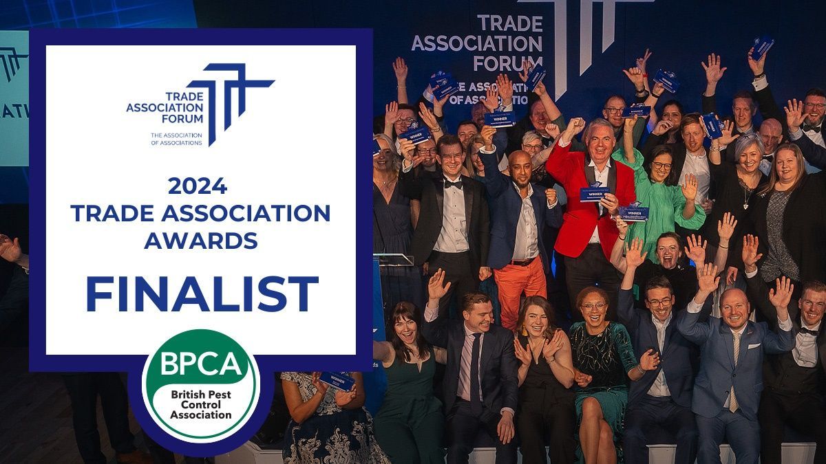 Tonight's the night! 🥳 We'll be at the TAF Awards to celebrate great work in the Trade Association sector. We're also nominated in three categories, so wish us luck 🤞 

Read: buff.ly/48d9QoN 

#PestControl #TradeAssociation #TAF #TAFawards