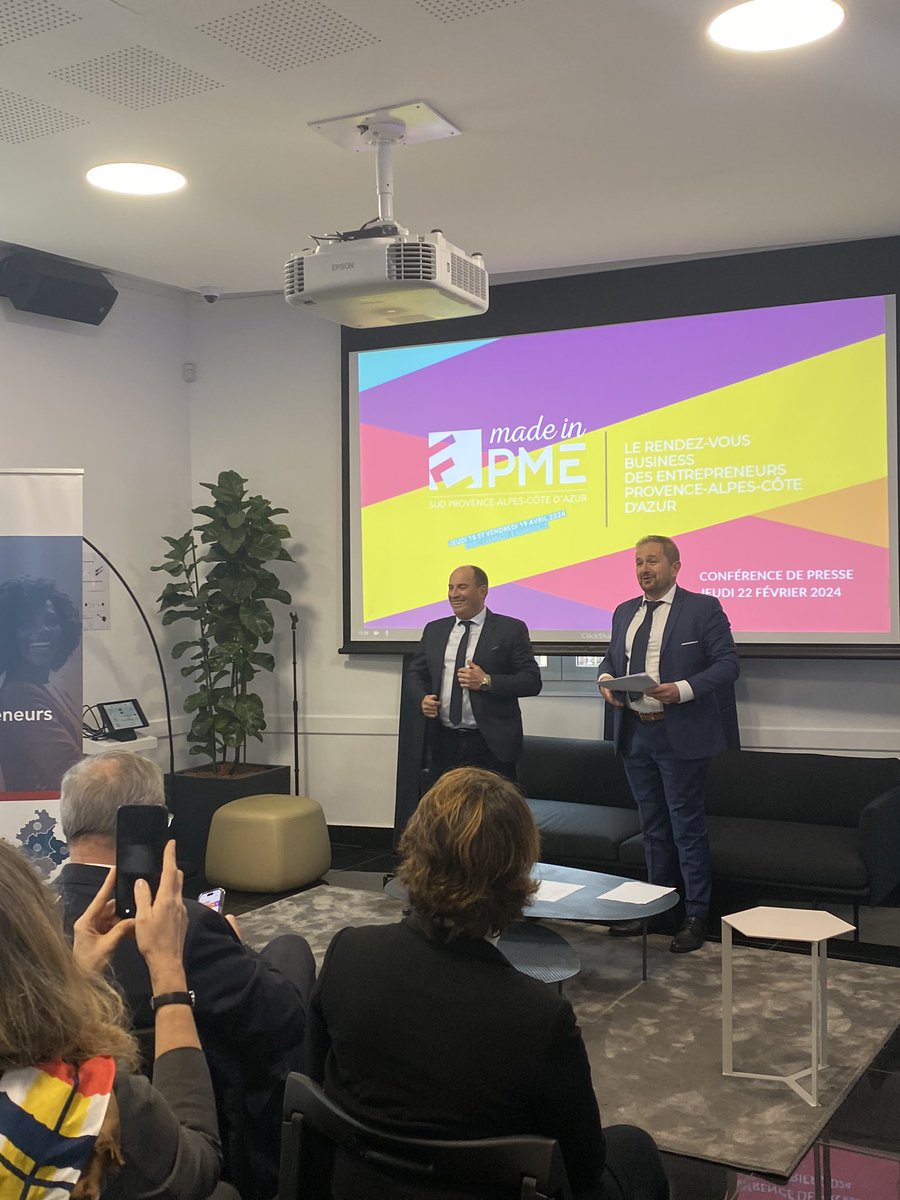 alaingargani's tweet image. 🚀Conférence de presse Made in PME Sud au Club @Pernod_Ricard 
« Dans quelques semaines on aura plusieurs milliers d’entrepreneurs au Parc Chanot ! »
C’est le rendez-vous business de l’année au Parc Chanot les 18&amp;amp;19 avril 2024🤝

Merci à tous nos partenaires ✨