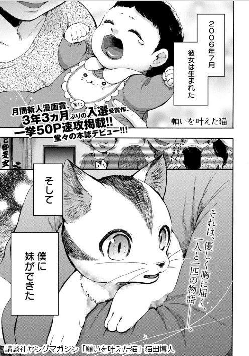 #猫の日 ですね!
よければちょっと不思議な猫マンガ見てってください🐾
#漫画が読めるハッシュタグ
🐈「願いを叶えた猫」
https://t.co/bwsfO8jeZS
🐈「猫と私のごはん処」
https://t.co/LhjBjqimTG