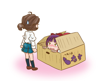ネコ娘 ,6期猫娘 「猫の日 ネコと言えないこともない絵 」|山中あきら＠おきらく忍伝ハンゾー電子版出てますよのイラスト