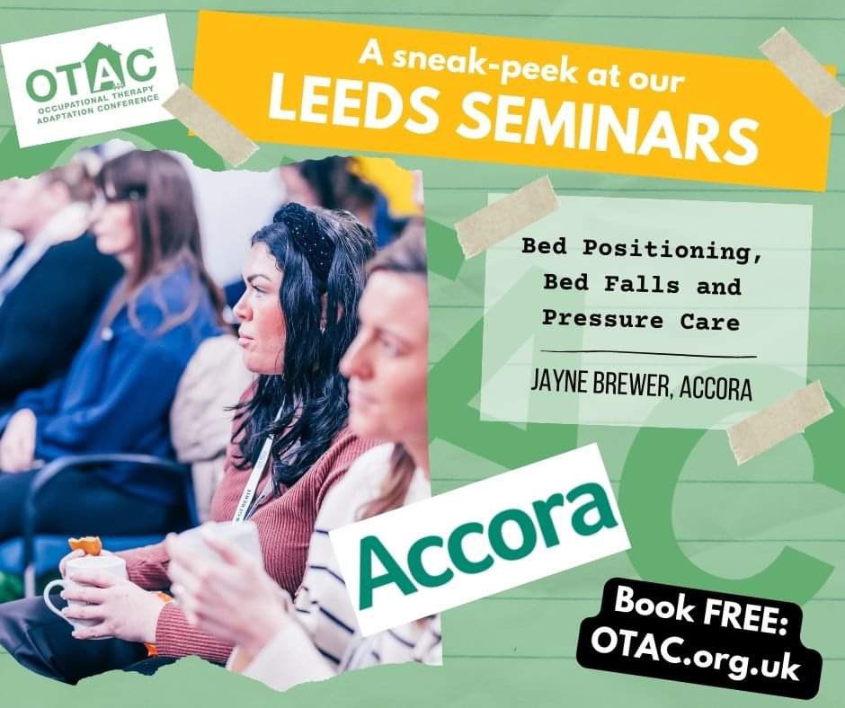 Another sneak-peak into our OTAC Leeds seminar lineup! 👀 ✨@Accora_Ltd’s seminar will be delivered by Jayne Brewer and will be Accora's first seminar at OTAC for 2024, we can't wait! 🎉 🎟️ Book your tickets at OTAC.org.uk #otac