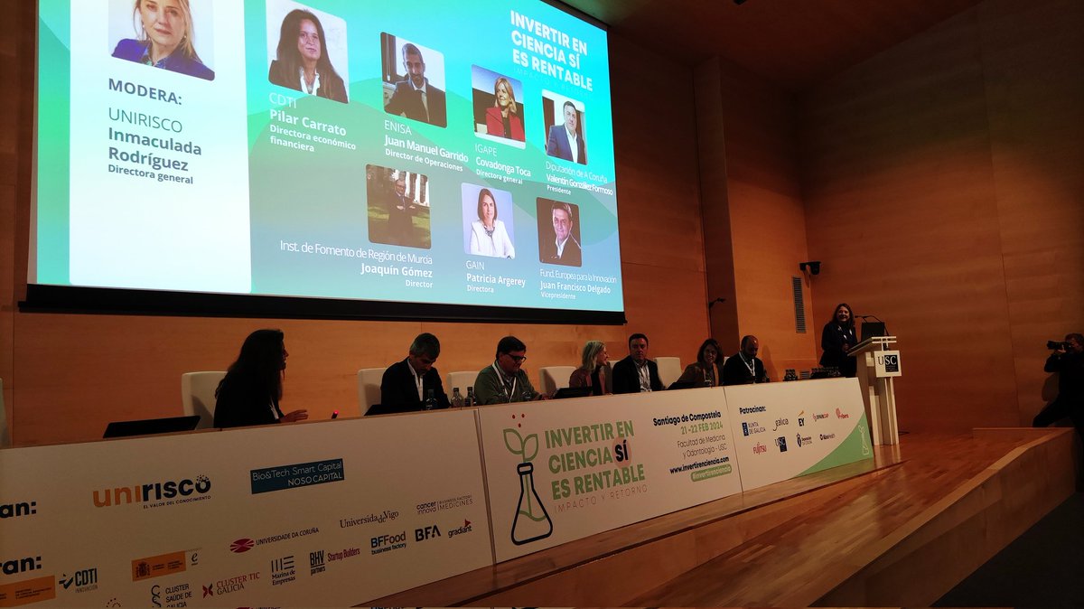 🚀 #invertirenciencia | Continuing the day discussing those #investments that help to develop a country, with the collaboration of <a href="/CDTI_innovacion/">@CDTI_innovacion</a>, #ENISA, <a href="/IgapeXunta/">Igape - Instituto Galego de Promoción Económica</a>, <a href="/Depucoruna/">Deputación da Coruña</a>, #INFO, <a href="/axenciaGAIN/">Axencia Galega de Innovación</a>  and #INTEC 📸👇🏻
