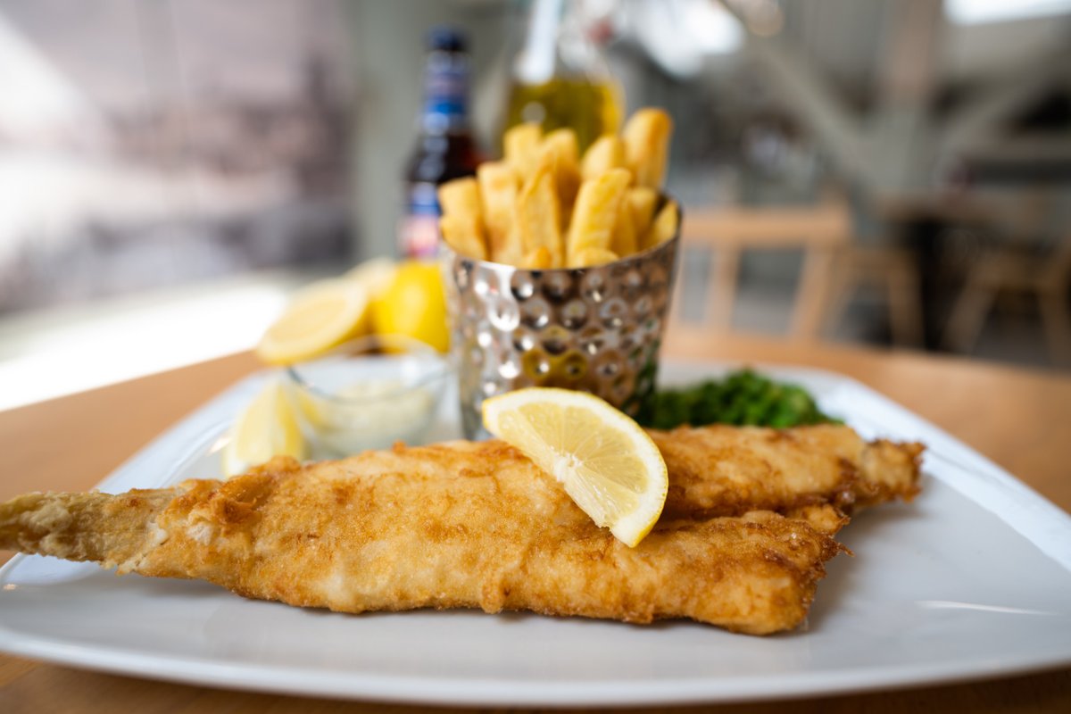 Fish Friday Offer 🐟🍟 For one day only, this Friday – dive into our favourite Beer Battered Fish ‘n’ Chips at the Mess Deck Restaurant for just £8.50.

And remember, you don’t need a Historic Dockyard ticket to access the restaurant, so come on in! Take away also available.
