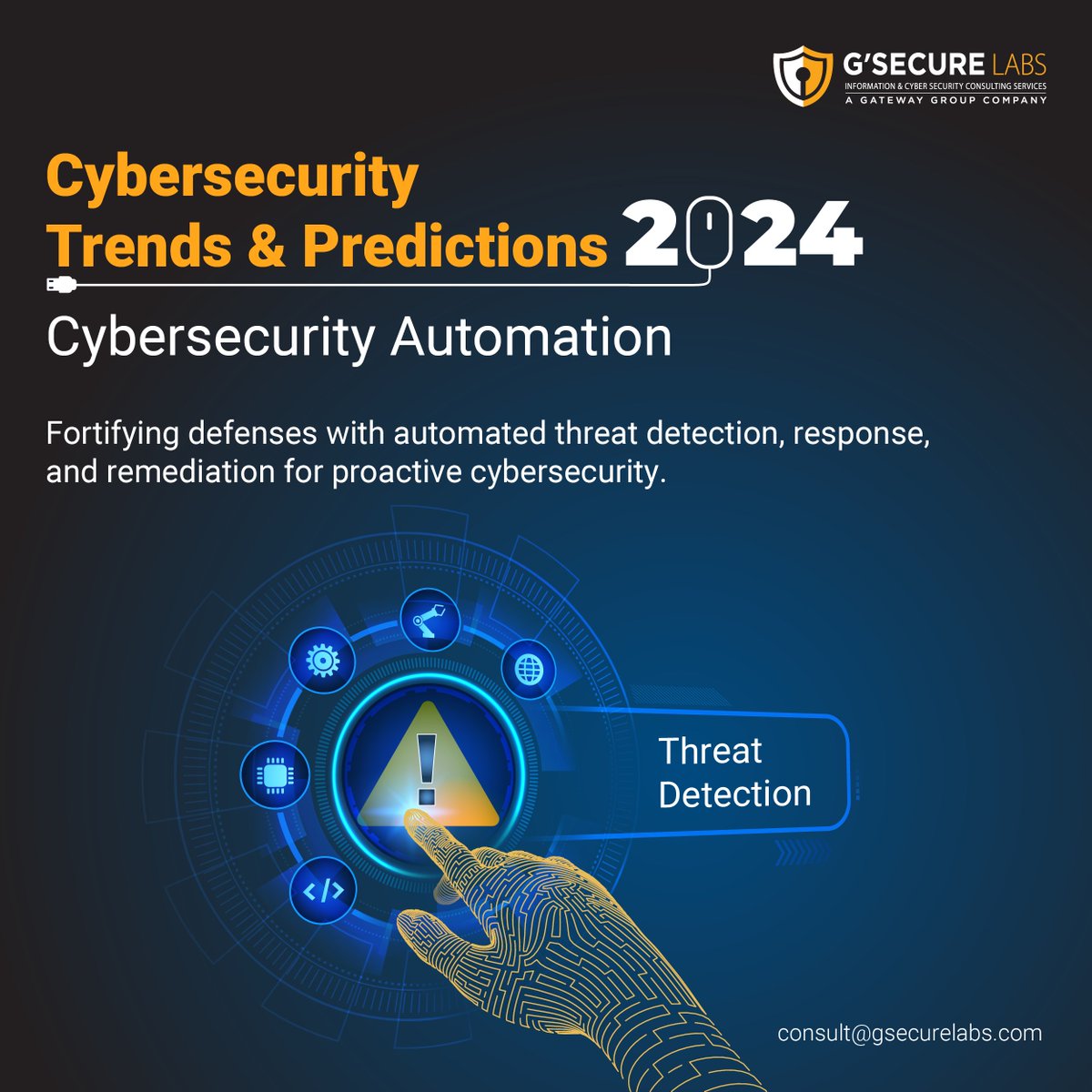 gsecurelabs's tweet image. 🔒2024 Cybersecurity Trends &amp;amp; Predictions - 2/8🔒

Automate your defenses with G&apos;Secure Labs! 🛡️ Stay proactive against threats with cutting-edge automation.

Click the link below to learn more and stay #CyberSafe in 2024
gsecurelabs.com/cyber-threat-h…

#CyberSecurity #CyberThreats