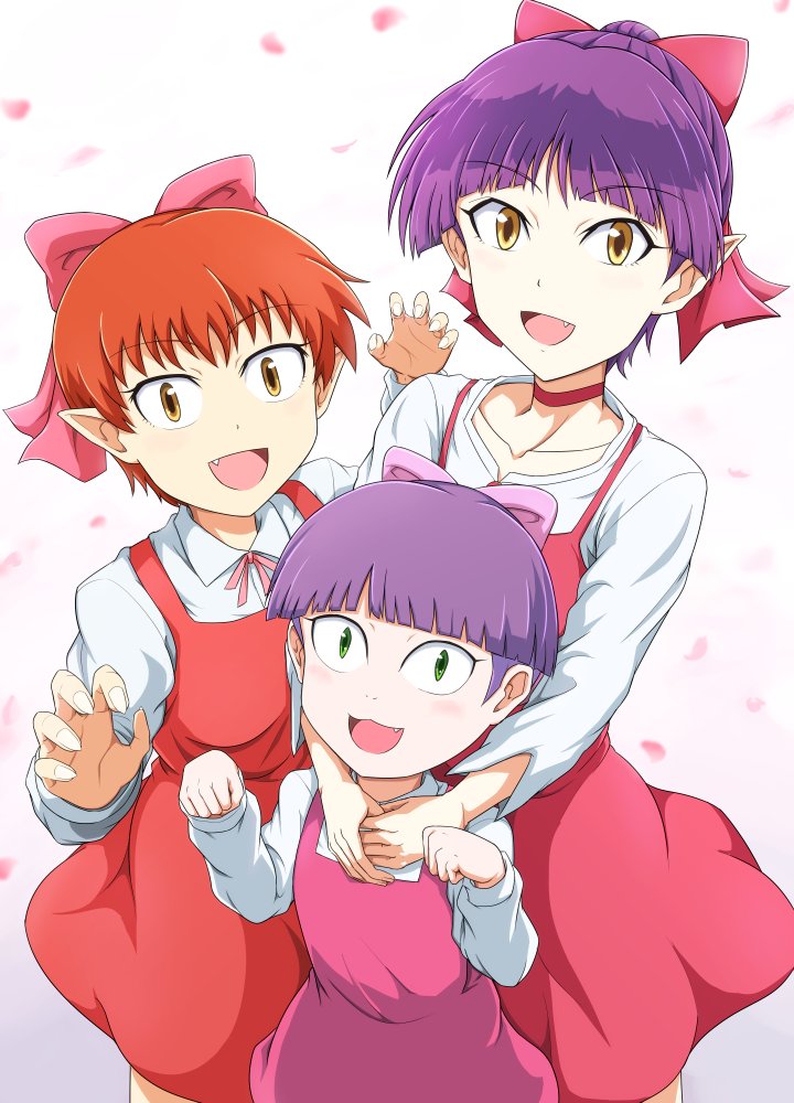 ネコ娘 ,6期猫娘 「ニャンニャンニャンの日!(再掲)#ゲゲゲの鬼太郎 」|間宮みゃんまーのイラスト