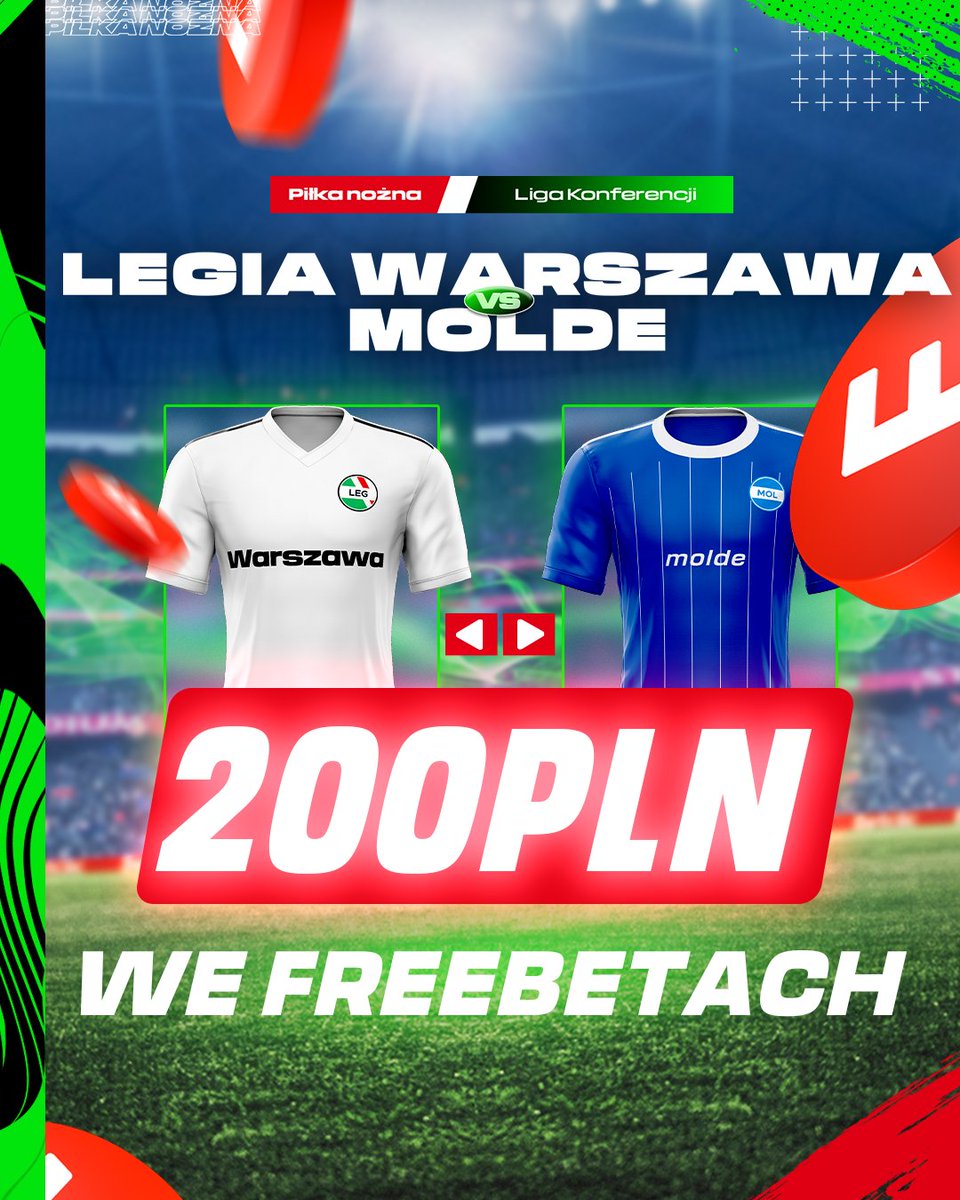 Betclic Polska 🔞 (@betclicpolska) on Twitter photo 🚨KONKURS🚨
💰Do wygrania: 2x100 zł we freebetach 🤑
Zasady:
1⃣Obserwuj <a href="/BetclicPolska/">Betclic Polska 🔞</a>
2⃣Retweet
3⃣Wytypuj dokładny wynik meczu Legia - Molde i strzelca pierwszego gola + dodaj #KonkursBetclic
4⃣ Podaj login
‼️Czas do 21:00. Konkurs dla osób pełnoletnich. 🚨KONKURS🚨
💰Do wygrania: 2x100 zł we freebetach 🤑
Zasady:
1⃣Obserwuj <a href="/BetclicPolska/">Betclic Polska 🔞</a>
2⃣Retweet
3⃣Wytypuj dokładny wynik meczu Legia - Molde i strzelca pierwszego gola + dodaj #KonkursBetclic
4⃣ Podaj login
‼️Czas do 21:00. Konkurs dla osób pełnoletnich.