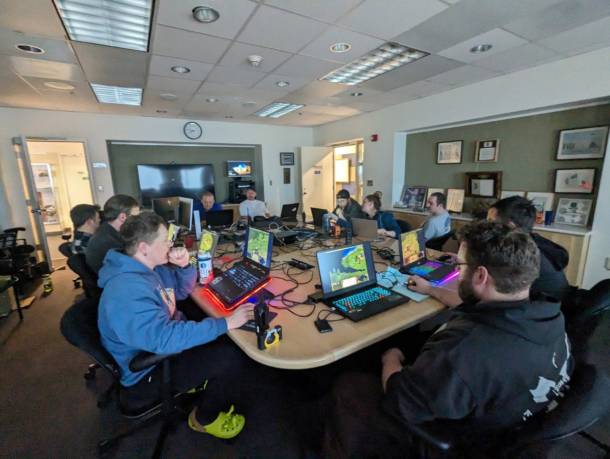 LAN parties are not so common anymore in the hyper connected world of 2024 but at South Pole, when the satellites are down, it might as well be 1997 all over again.