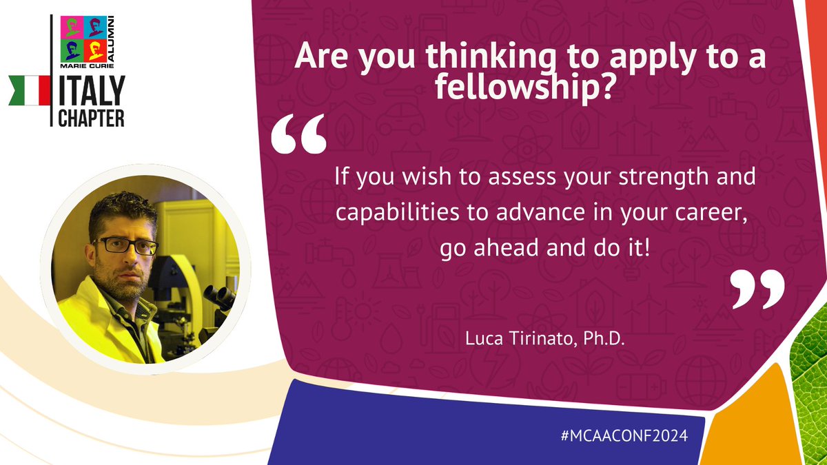 MCAA Italy Chapter (@mcaa_italy) on Twitter photo We are happy to present <a href="/LucaTirinato/">Luca Tirinato</a>, who worked on imaging lipid droplets in cancer cells. This experience took him to work today at the University Magna Graecia of Catanzaro. Check out what you can achieve being part of an MSCA network!
#MCAACONF2024 We are happy to present <a href="/LucaTirinato/">Luca Tirinato</a>, who worked on imaging lipid droplets in cancer cells. This experience took him to work today at the University Magna Graecia of Catanzaro. Check out what you can achieve being part of an MSCA network!
#MCAACONF2024