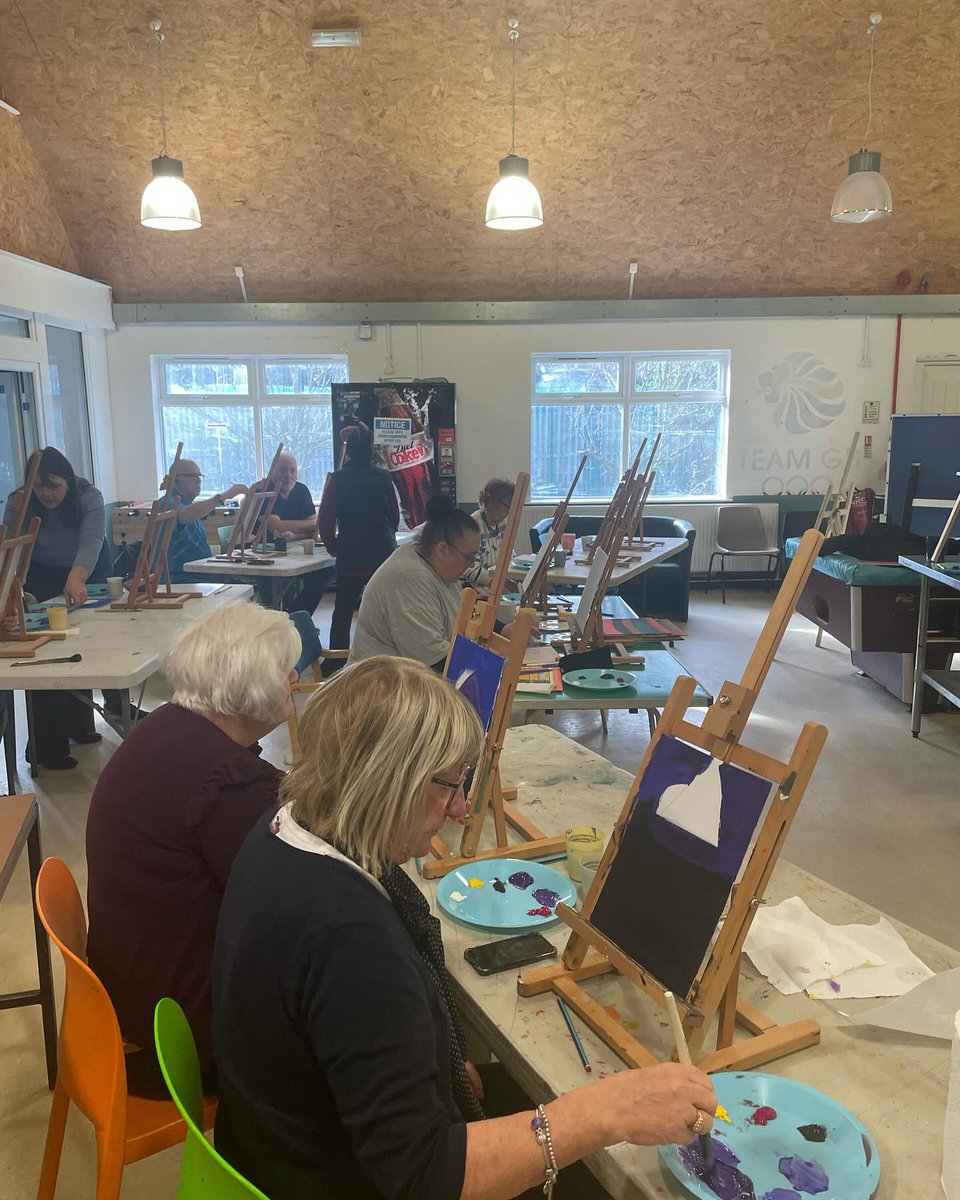 This weeks art class we started off painting the pyramids at night