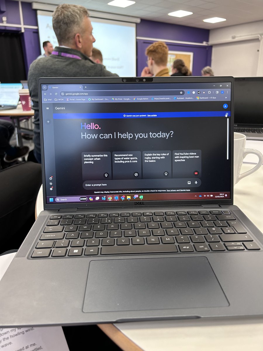 We're excited to be <a href="/eboractrust/">Ebor Academy Trust</a> today with the wonderful <a href="/MrReevesKemp/">Mr R-K</a> running a session on #AI in Education. 

#edtech #FutureTech #CPD