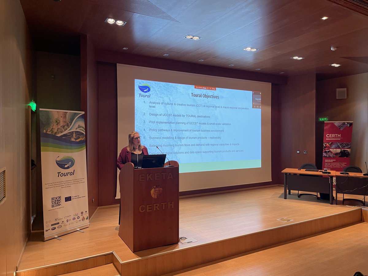 Touralproject's tweet photo. The 1st day of Toural physical Kick-off meeting, in Thessaloniki, Greece is underway! The whole day is dedicated to project partners' presentation and introduction to WP1 (Management) &amp; WP2 (Cultural &amp; Creative Tourism/CCT Analysis &amp; Policy Pathways) activities #HorizonEU #EU_REA https://t.co/8TYAxh6rgg