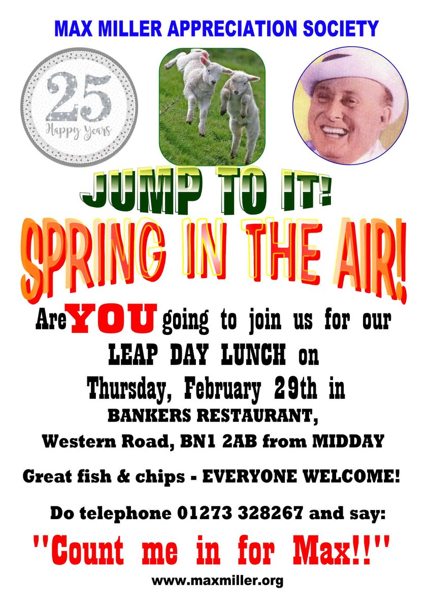 Not long to go until our first social event this year.   ALL welcome!